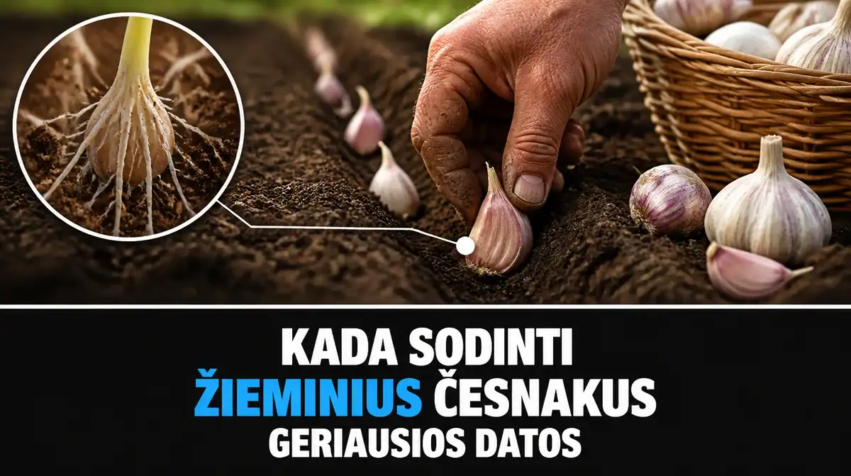 agronomai kada sodinti zieminius cesnakus geriausios datos